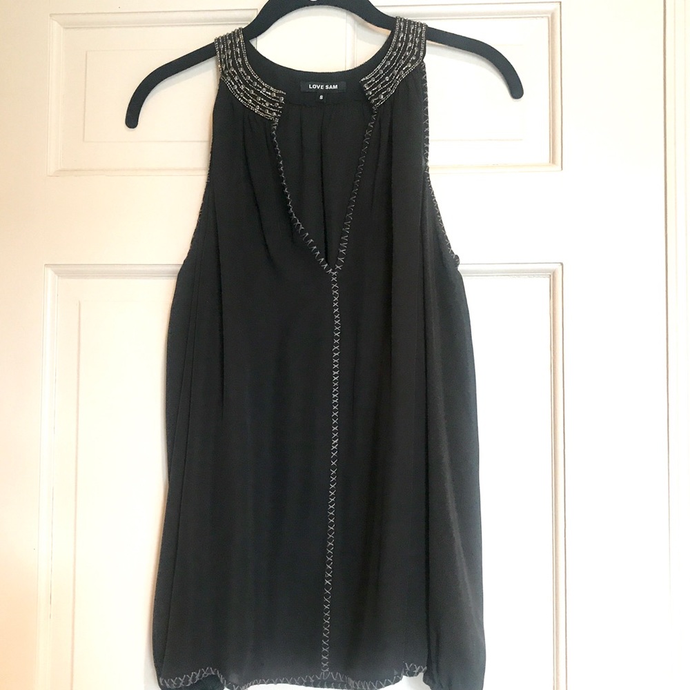 Cold shoulder silk blouse
